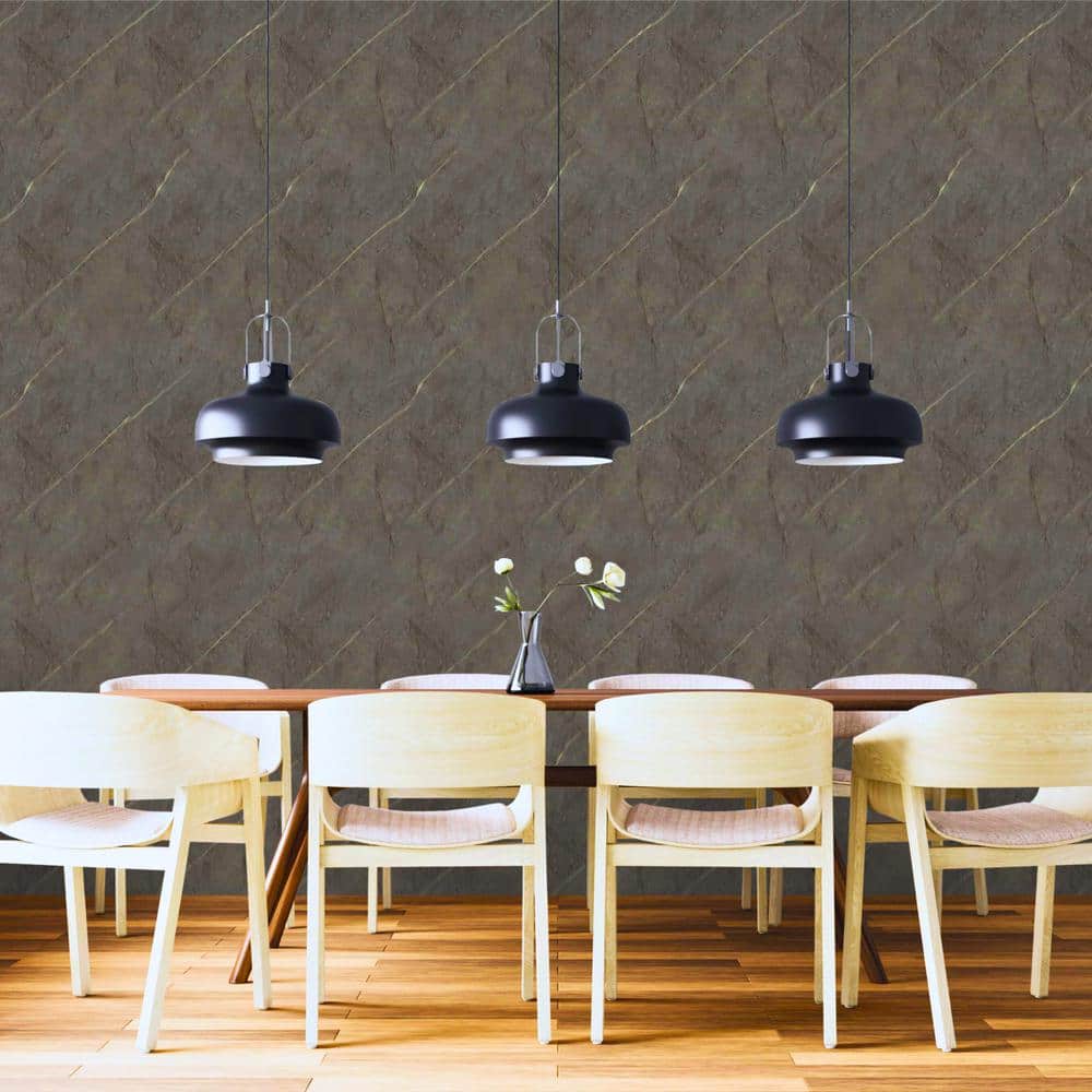 Dundee Deco Falkirk Irvine 1/8 in. x 2 ft. x 4 ft. Grey PVC Decorative Wall Paneling 2-Pack (2)