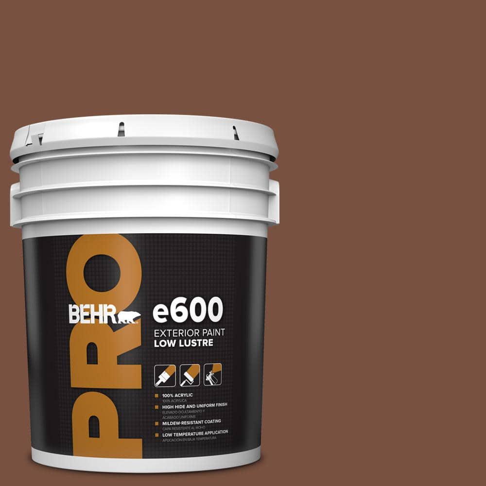 BEHR PRO 5 gal. #S200-7 Earth Fired Red Low Luster Exterior Paint
