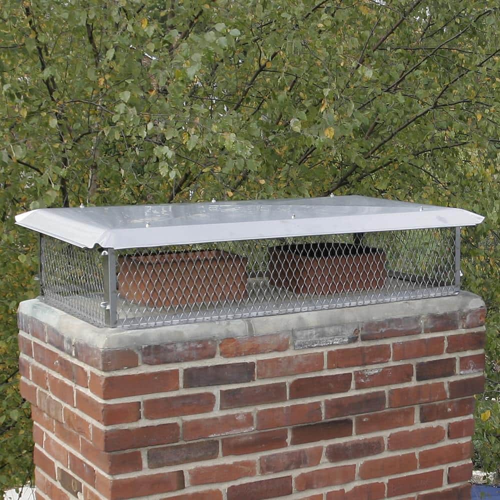 BigTop 14 in. x 14 in. x 8 in. H Chimney Cap in Stainless Steel (3)