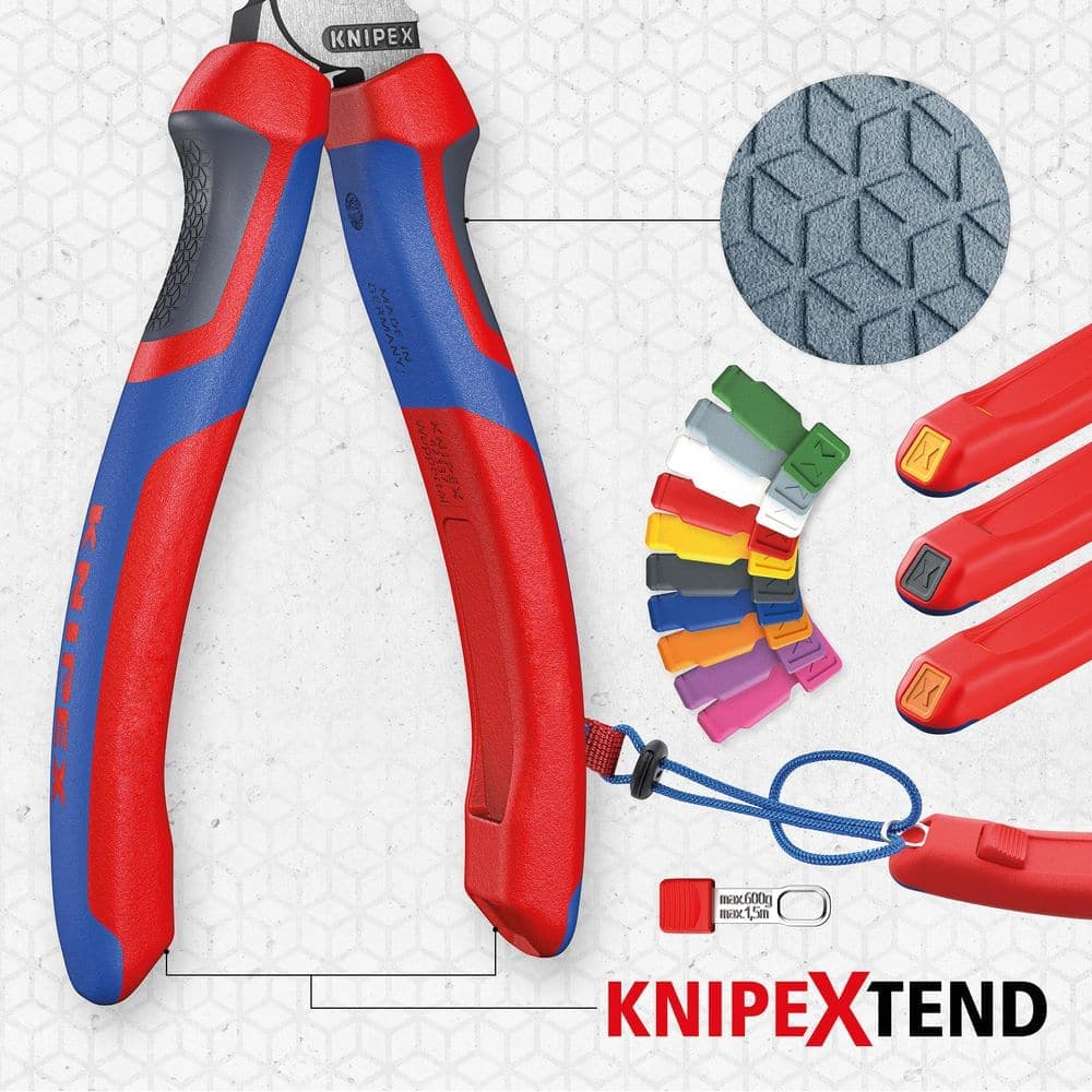 KNIPEX 7-1/4 in. Pliers Wrench with Comfort Grip Handles in Black (3)