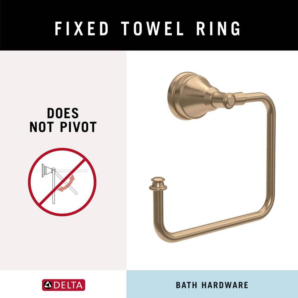 Delta Mylan Towel Ring in Champagne Bronze (3)