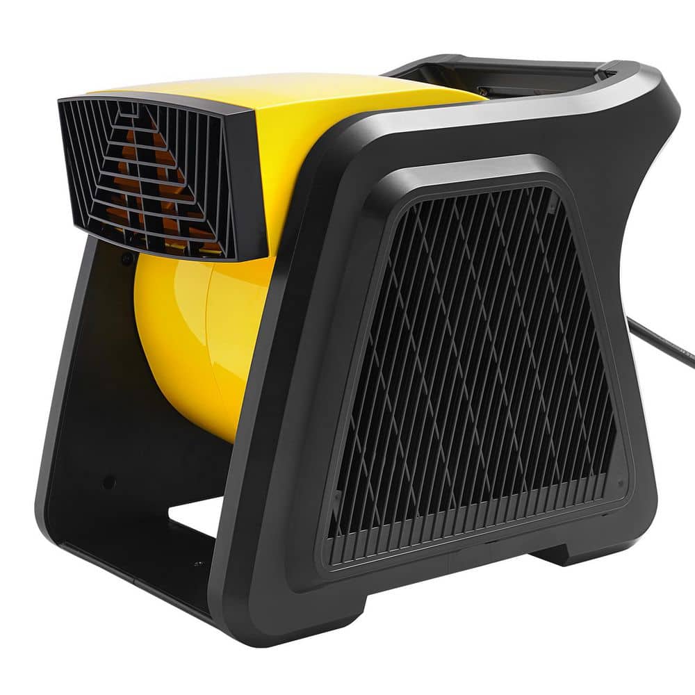 SKYSHALO Pivoting Utility Fan 12.8 in. 3 Speeds Blower Fan in. Black with Portable Handle 600 CFM Air Mover for Home, Workshop (1)