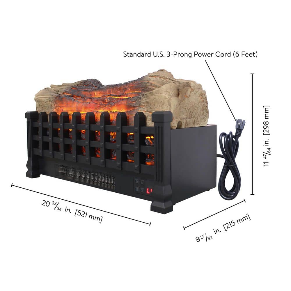 Runesay 1400-Watt Freestanding Black Electric Utility Convection Infrared Overheating Protection Space Heater with Remote (2)