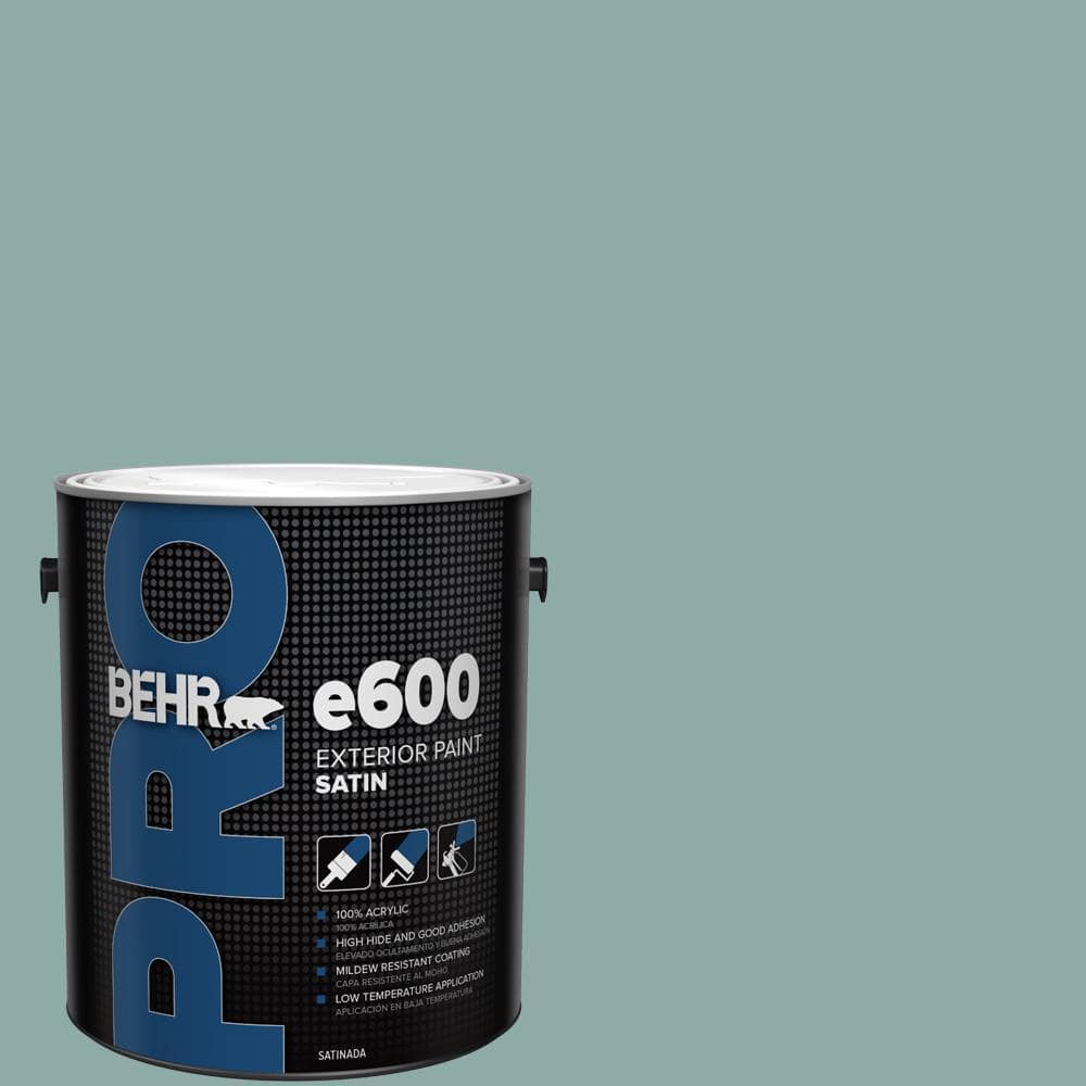 BEHR PRO 1 gal. #HDC-CL-25 Oceanus Satin Exterior Paint (1)