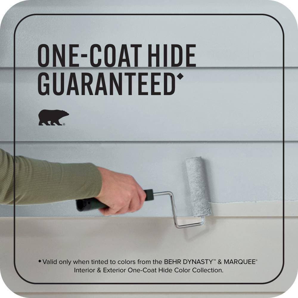 BEHR MARQUEE 1 qt. #PPH-42 Nautical Gray Semi-Gloss Enamel Exterior Paint & Primer (3)