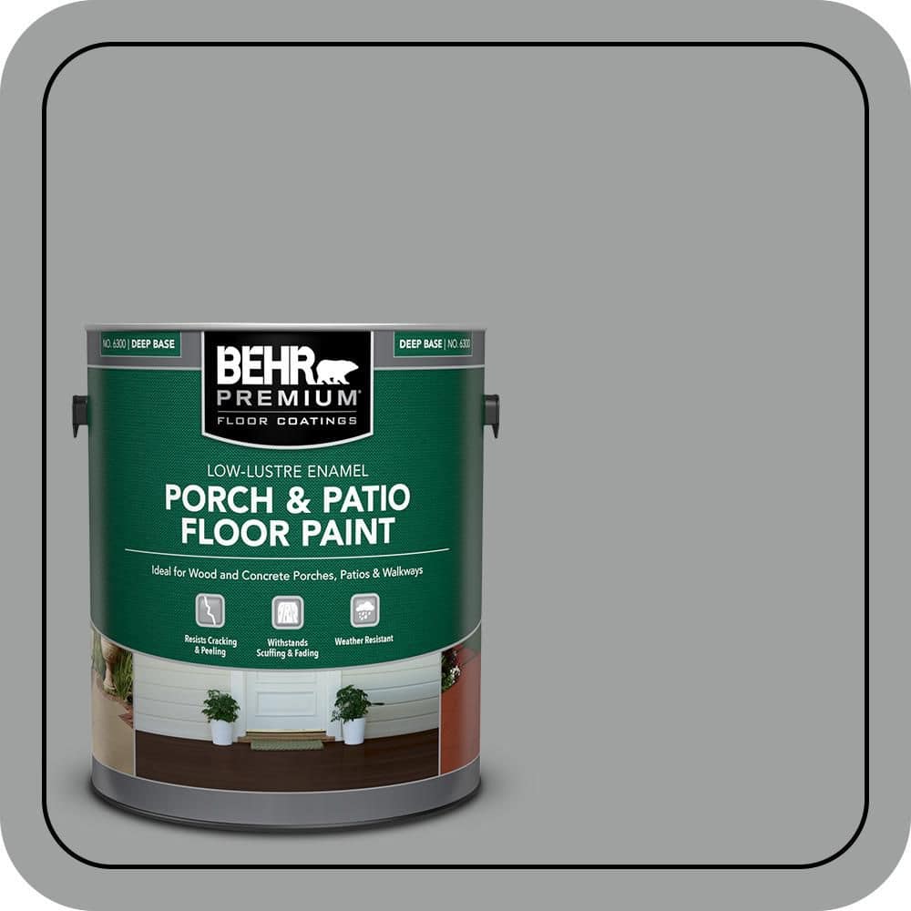 BEHR PREMIUM #N460-4 Low-Lustre Enamel Interior/Exterior Porch and Patio Floor Paint (1)
