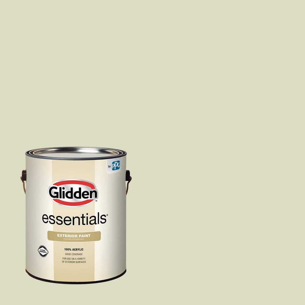 Glidden Essentials 1 gal. PPG1115-3 Slow Dance Satin Exterior Paint