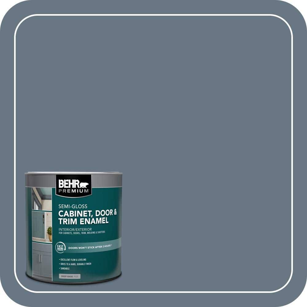 BEHR PREMIUM 1 qt. #MQ5-19 Hypnotic Semi-Gloss Enamel Interior/Exterior Cabinet, Door & Trim Paint