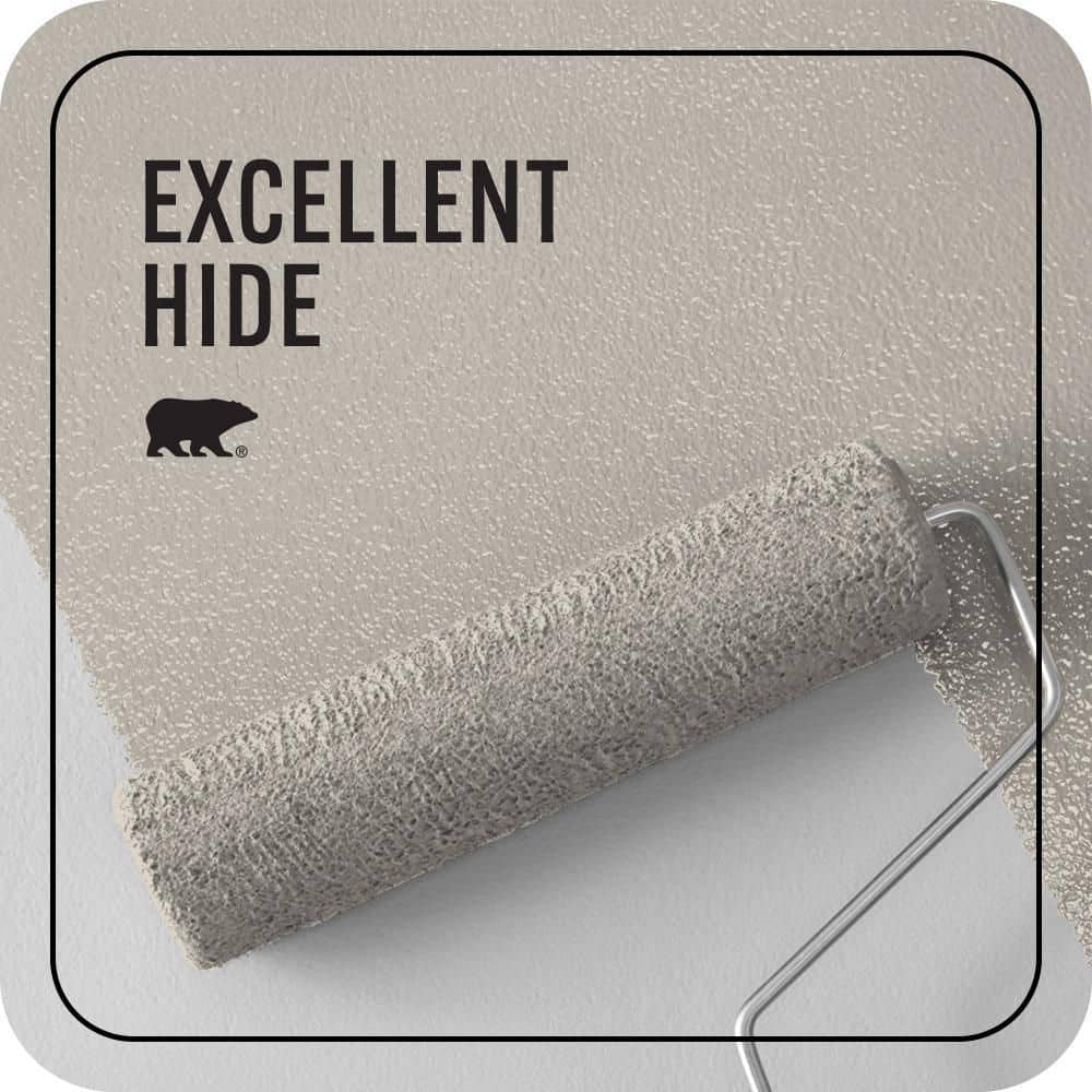 BEHR PREMIUM PLUS 1 gal. #BWC-24 Mocha Light Ceiling Flat Interior Paint & Primer (3)