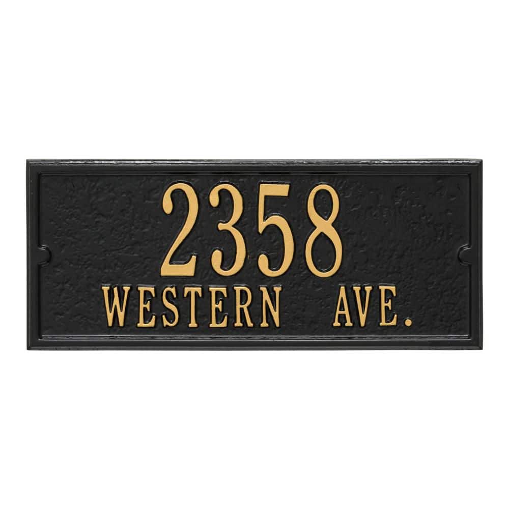 Whitehall Products Personalized Bronze Mailbox Side Plaque