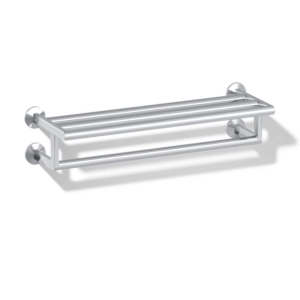 KOHLER Components W 6.38 in. H 8.81 in. D Metal Rectangular Hotelier Shelf