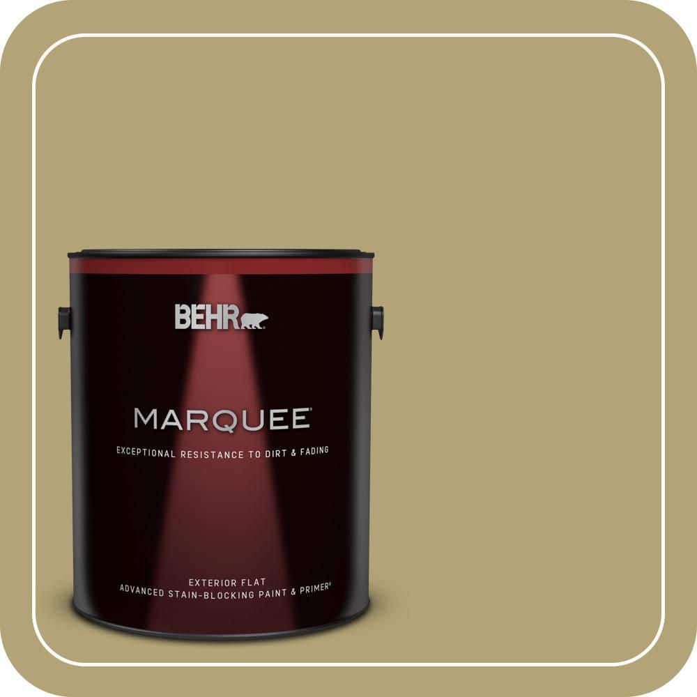 BEHR MARQUEE 1 gal. #PMD-101 Green Fig Flat Exterior Paint & Primer (1)