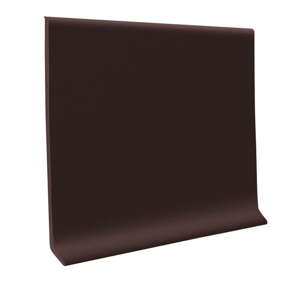 ROPPE 700 Series Brown 4 in. x 1/8 in. x 120 ft. Thermoplastic Rubber Wall Cove Base Coil (2)