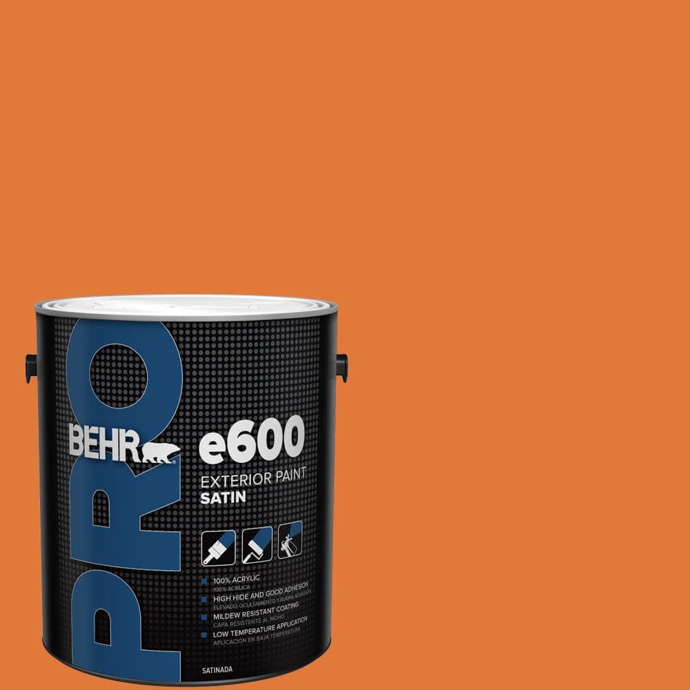 BEHR PRO 1 gal. #S-G-260 Citrus Blast Satin Exterior Paint