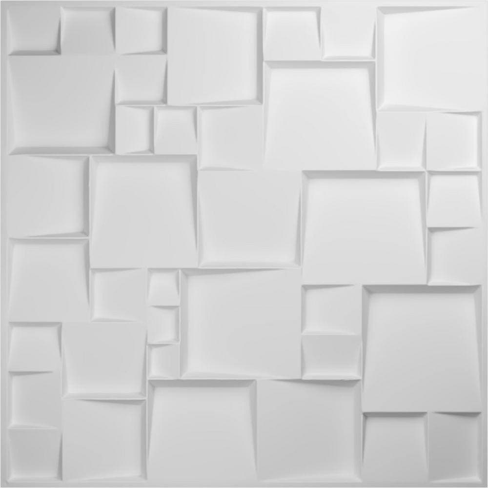 Ekena Millwork 19 5/8 in. x 19 5/8 in. Modern Square EnduraWall Decorative 3D Wall Panel (3)