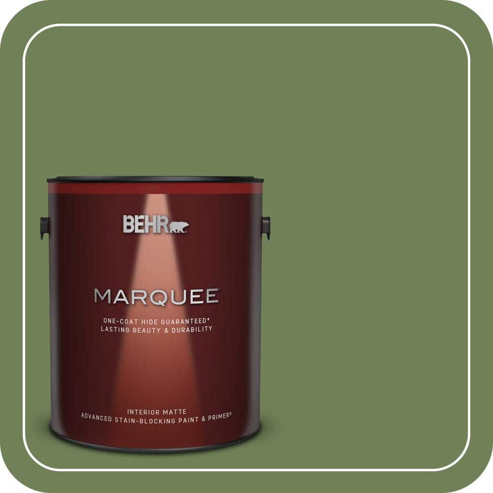 BEHR MARQUEE 1 gal. #MQ6-47 Terrain One-Coat Hide Matte Interior Paint & Primer