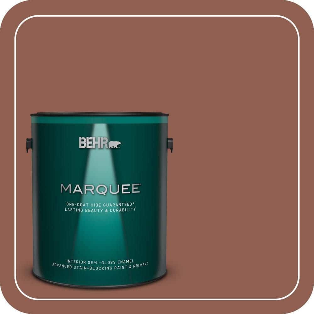 BEHR MARQUEE 1 gal. #MQ1-61 Upper Eastside One-Coat Hide Semi-Gloss Enamel Interior Paint & Primer