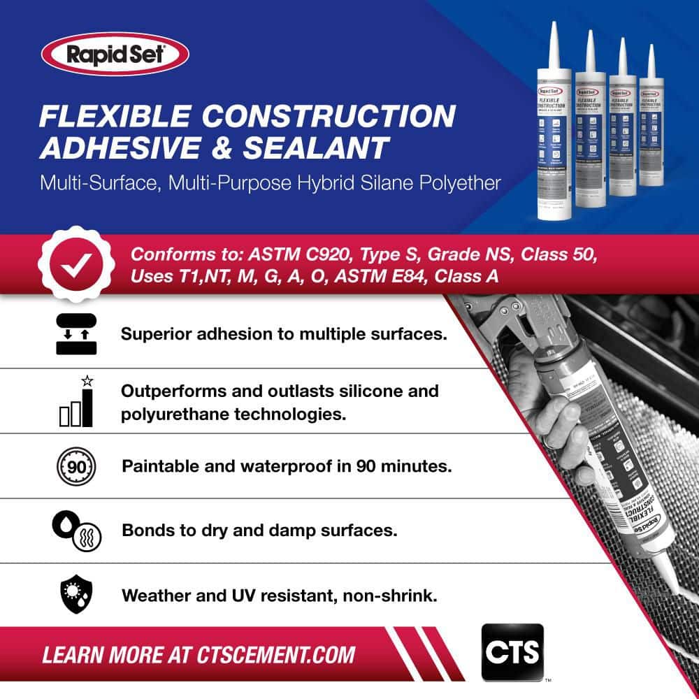 Rapid Set 10.1 fl. oz. Flexible Construction Adhesive (3)