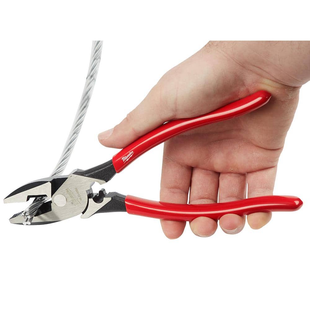 Milwaukee 9 in. High-Leverage Linesman Pliers with Crimper (3)