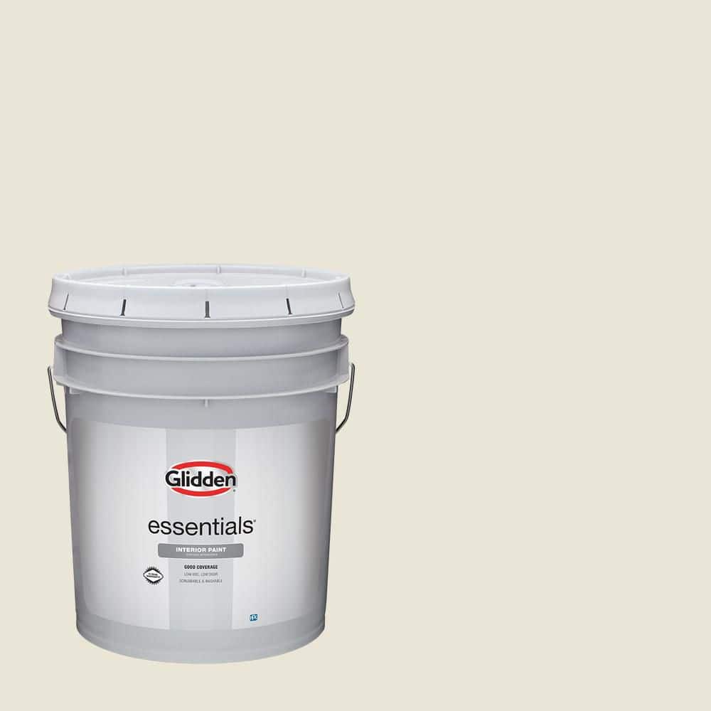 Glidden Essentials 5 gal. PPG1097-1 Cold Foam Eggshell Interior Paint