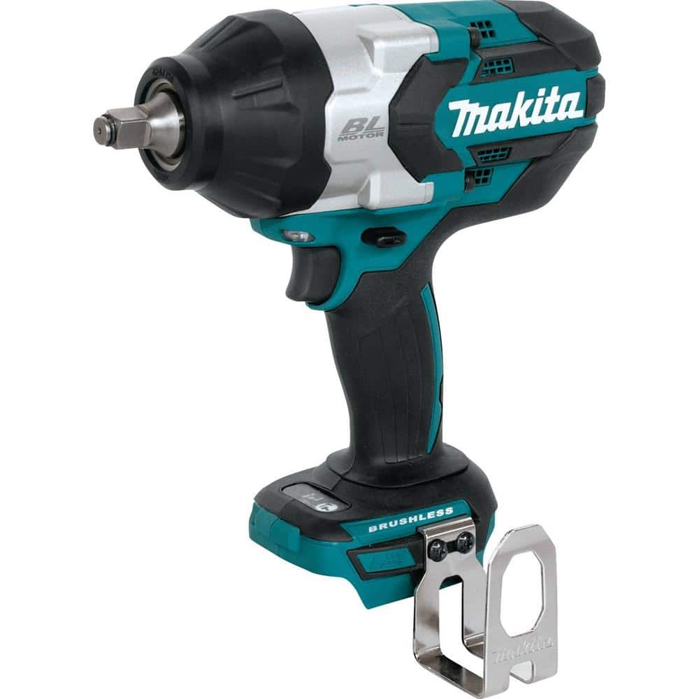 Makita 18V LXT Brushless Cordless High-Torque 1/2 in. Sq. Drive Impact Wrench, Tool Only w/Power Source, Tool Only (2)