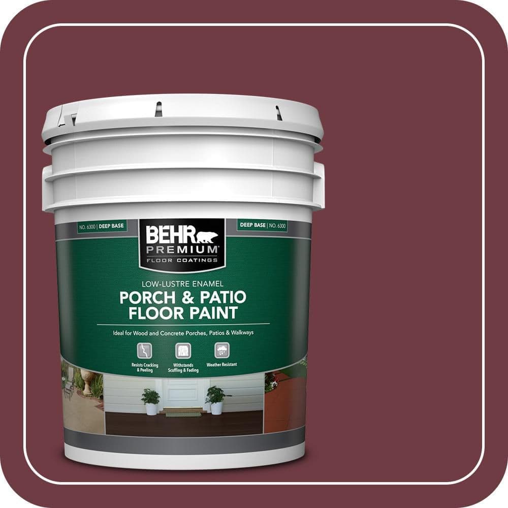 BEHR PREMIUM #BXC-90 Textured Low-Lustre Enamel Interior/Exterior Porch and Patio Anti-Slip Floor Paint (1)