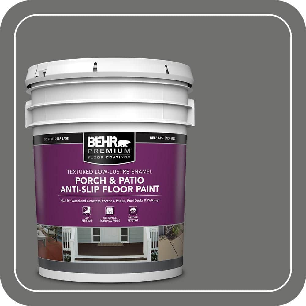 BEHR PREMIUM #HDC-AC-17A Textured Low-Lustre Enamel Interior/Exterior Porch and Patio Anti-Slip Floor Paint (1)