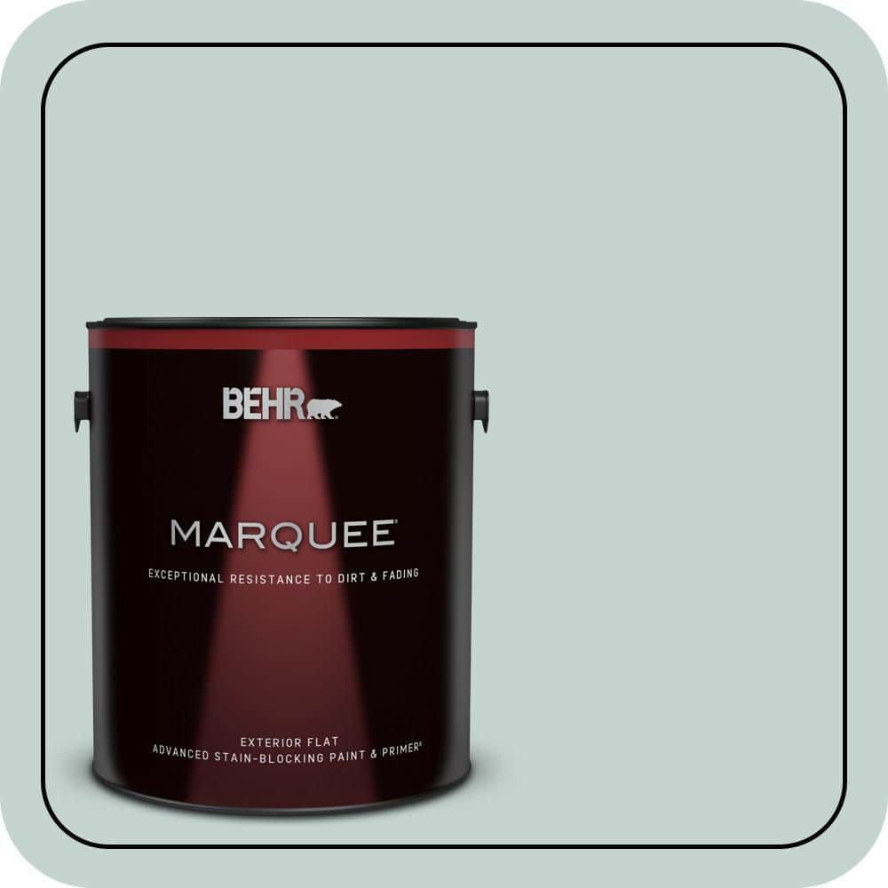 BEHR MARQUEE 1 gal. #490E-3 Celtic Gray Flat Exterior Paint & Primer