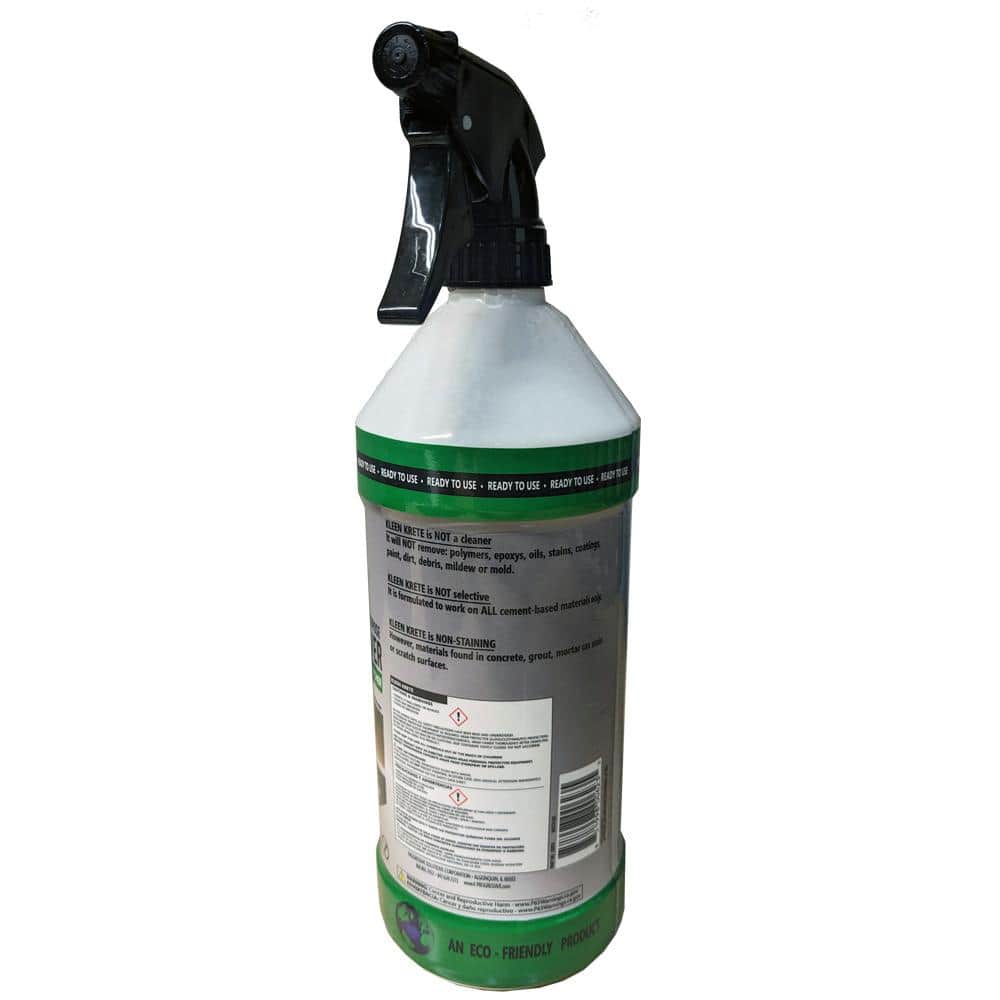 KLEEN KRETE 32 oz. Multipurpose Concrete Remover and Dissolver Spray Bottle (2)