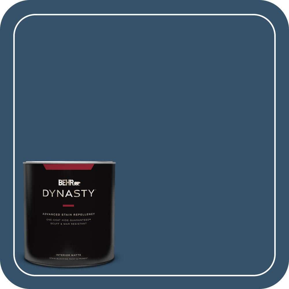BEHR DYNASTY 1 qt. #MQ5-58 Velvet Rope One-Coat Hide Matte Interior Stain-Blocking Paint & Primer