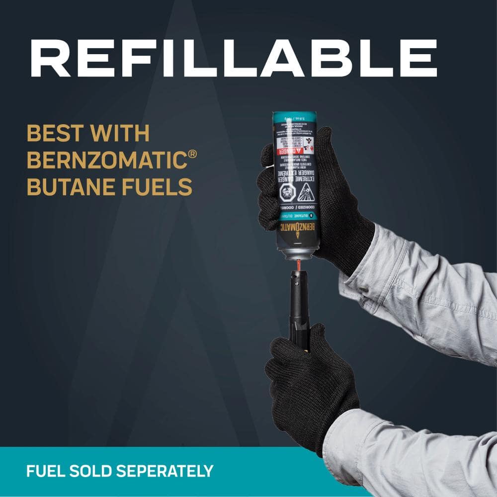 Bernzomatic Detail Cordless Pen Torch Butane Torch Kit with 7 Settings and Case (4)