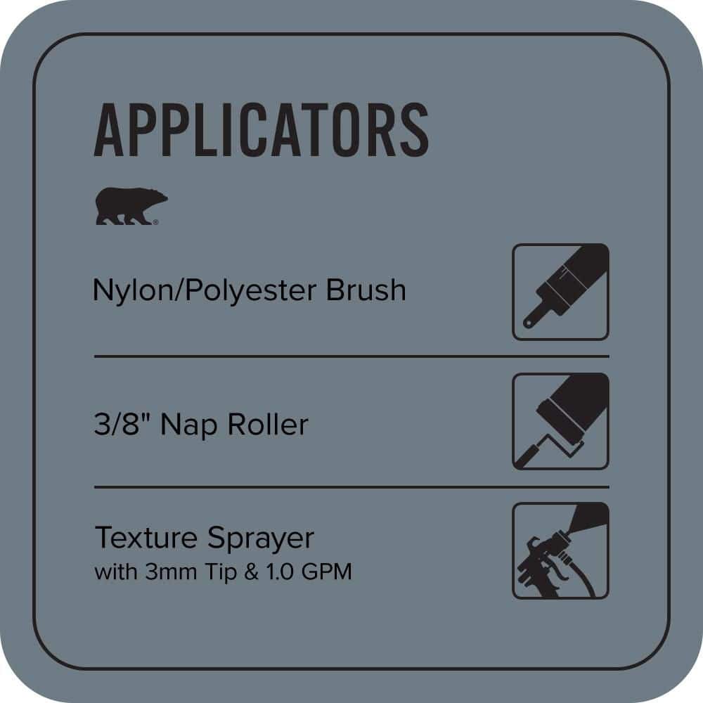 BEHR PREMIUM #N490-5 Textured Low-Lustre Enamel Interior/Exterior Porch and Patio Anti-Slip Floor Paint (4)