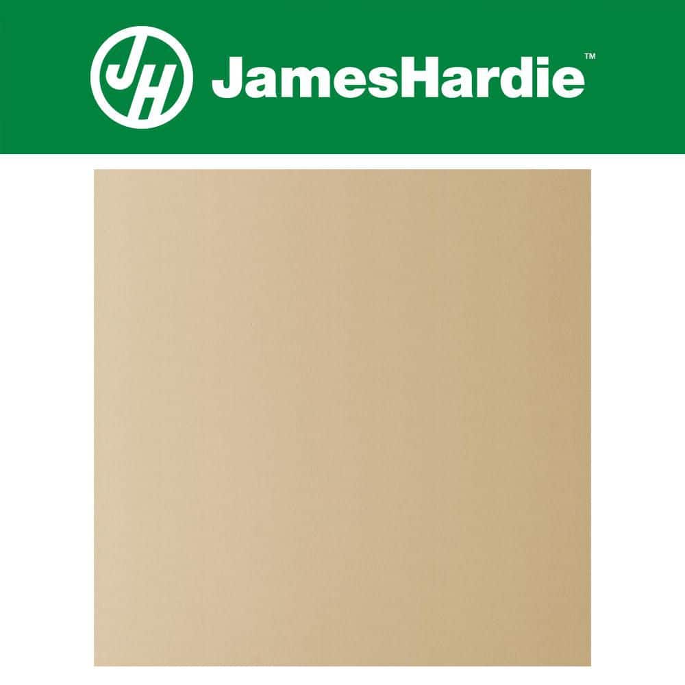 James Hardie Hardie Panel HZ10 48 in. x 96 in. Primed Smooth Fiber Cement Panel Siding