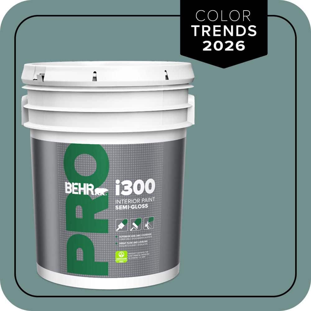 BEHR PRO 5 gal. #PPU12-03 Dragonfly Semi-Gloss Interior Paint