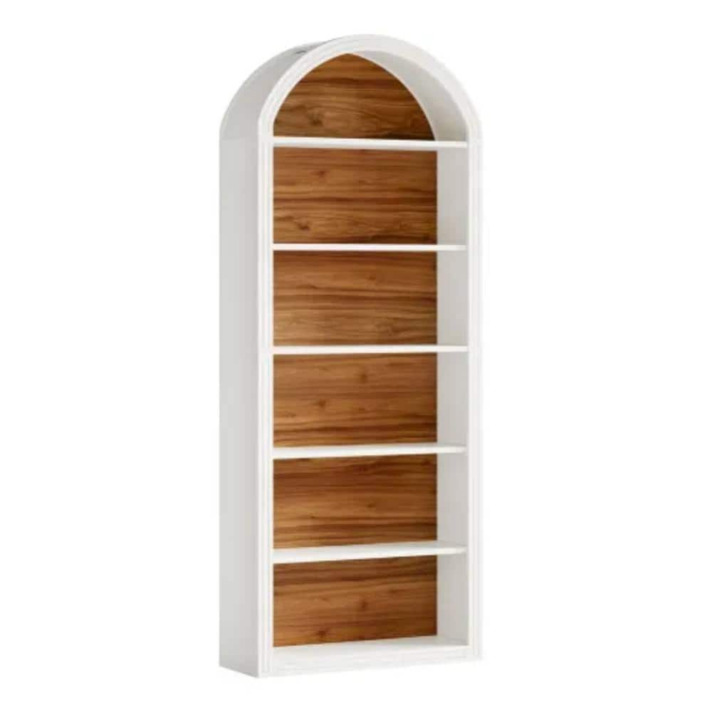 Unbranded 31.52 in. W x 11.82 in. D x 77.22 in. H Bathroom White Linen Cabinet (1)