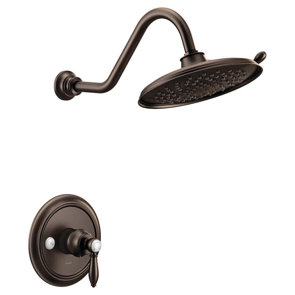 MOEN Weymouth M-CORE 3-Series 1-Handle Eco-Performance Shower Trim Kit in Oil Rubbed Bronze (Valve Not Included)