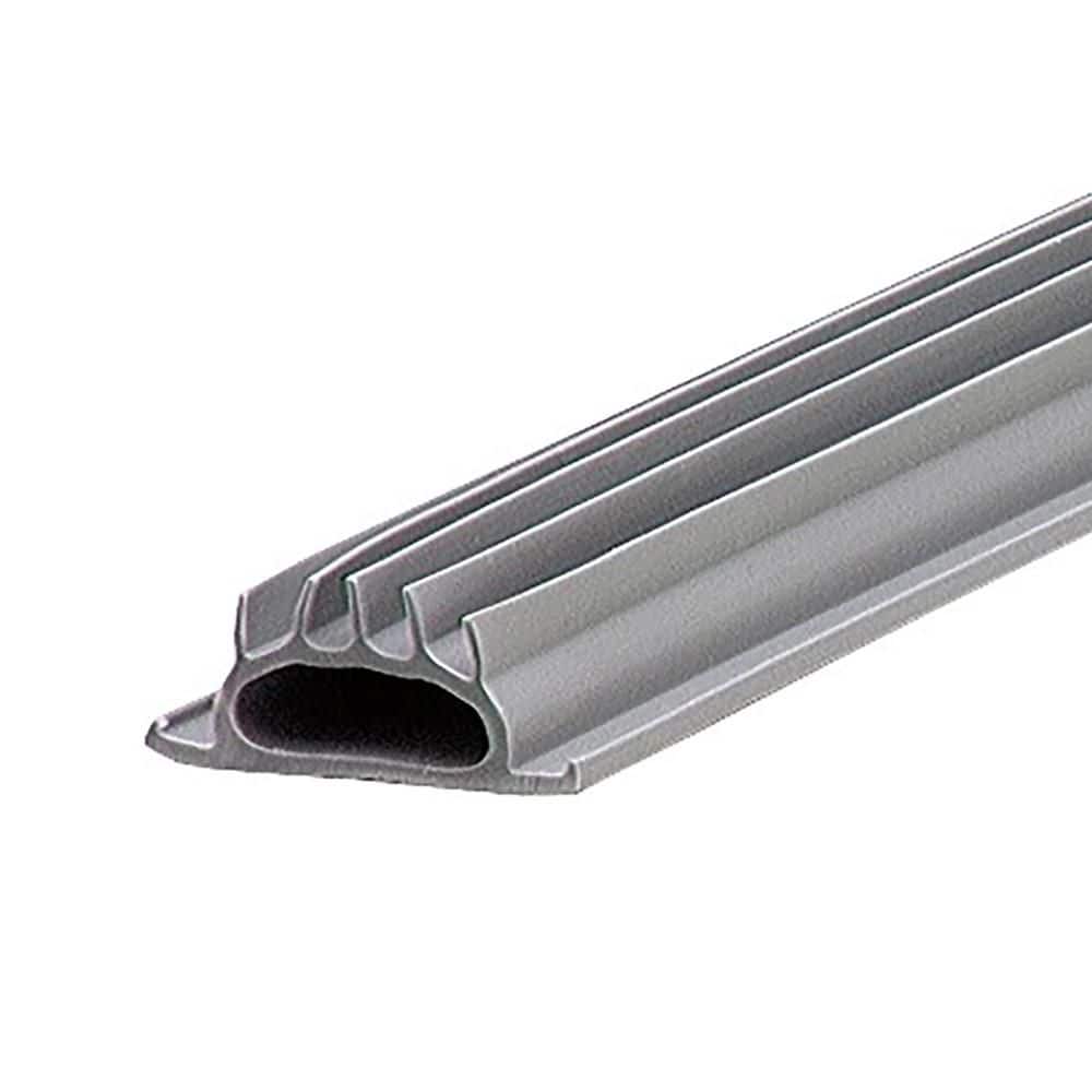 M-D Building Products 1 in. x 0.5 in. x 36 in. Gray Vinyl Under Door Seal Replacement Insert Weatherstrip Jamb Moulding (2)