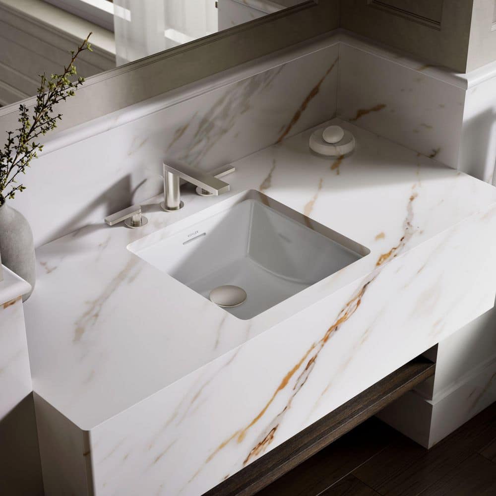 KOHLER Brazn 16 in. Undermount Bathroom Sink (2)