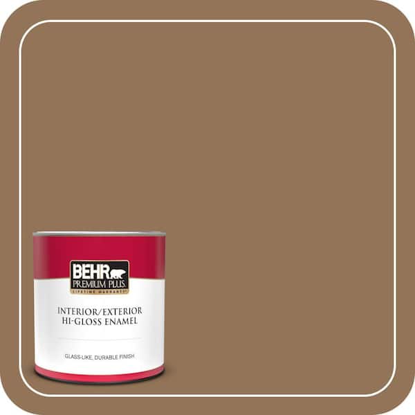 BEHR PREMIUM PLUS #290F-6 Warm Earth Enamel Low Odor & Primer (2)