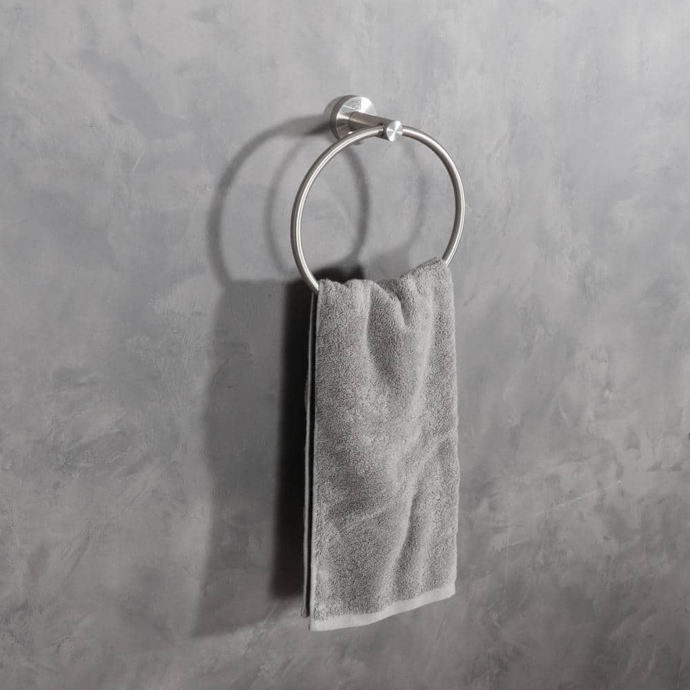 Unbranded Timeless Home 3-Piece Bath Hardware Set with Mounting Hardware in Brushed Nickel (3)