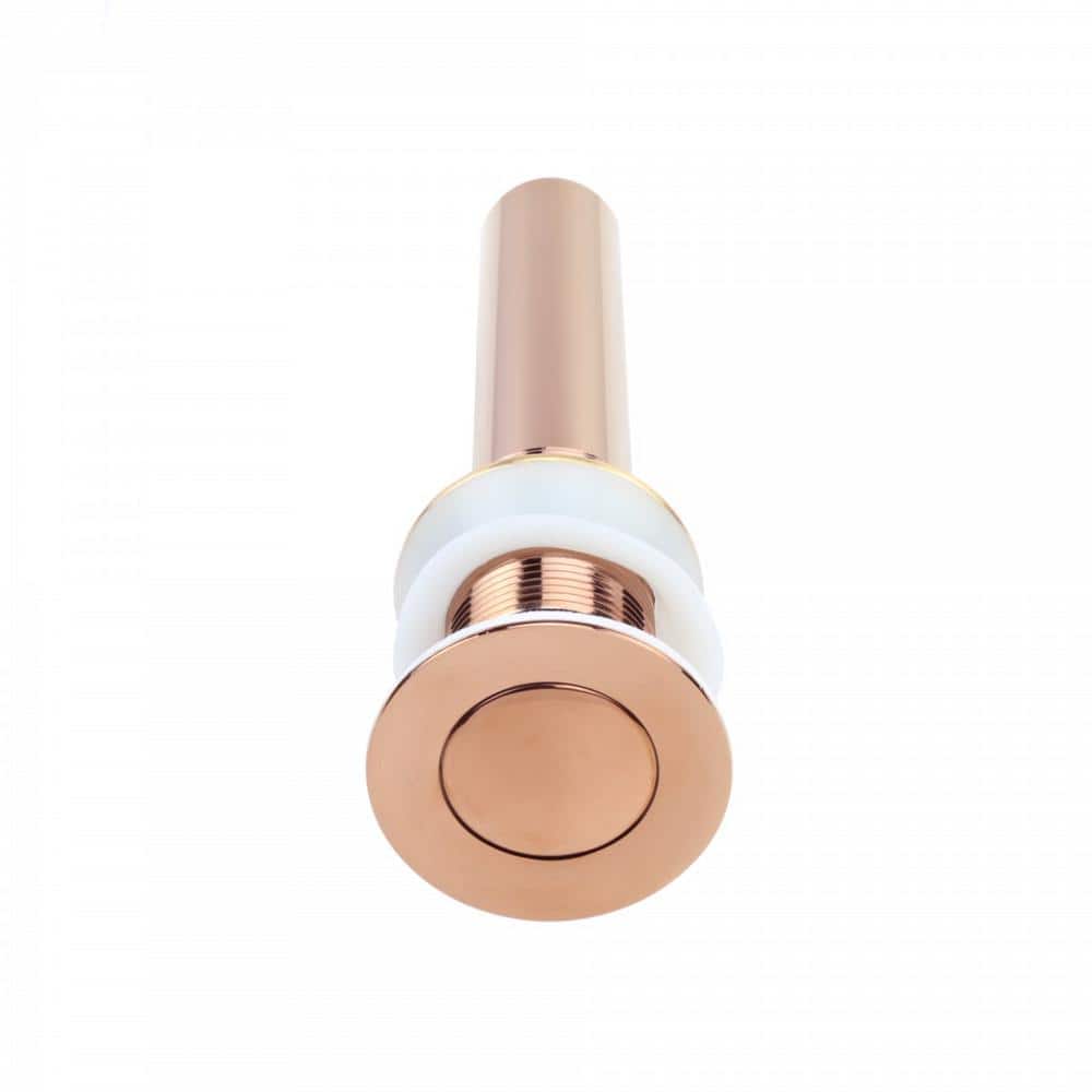 RENOVATORS SUPPLY MANUFACTURING Pop Up Sink Drain with Overflow in Rose Gold (2)