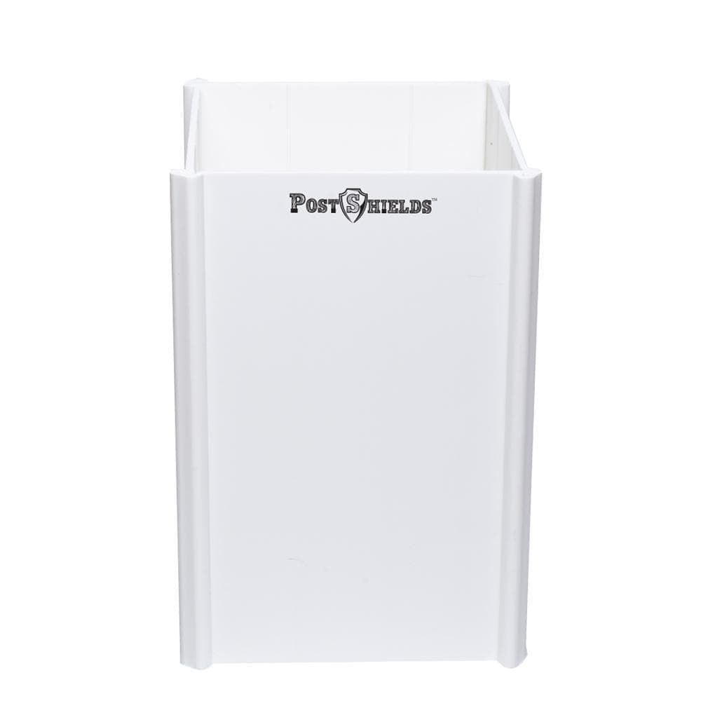 Post Shields 3.5 in. x 3.5 in. x 6 in. H Post Wrap in White (3)