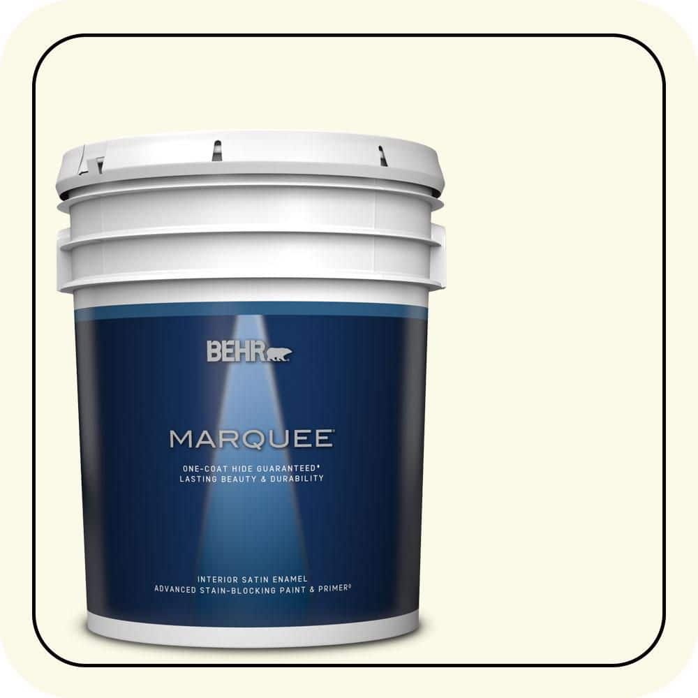 BEHR MARQUEE 5 gal. #BXC-86 Elderflower Satin Enamel Interior Paint & Primer