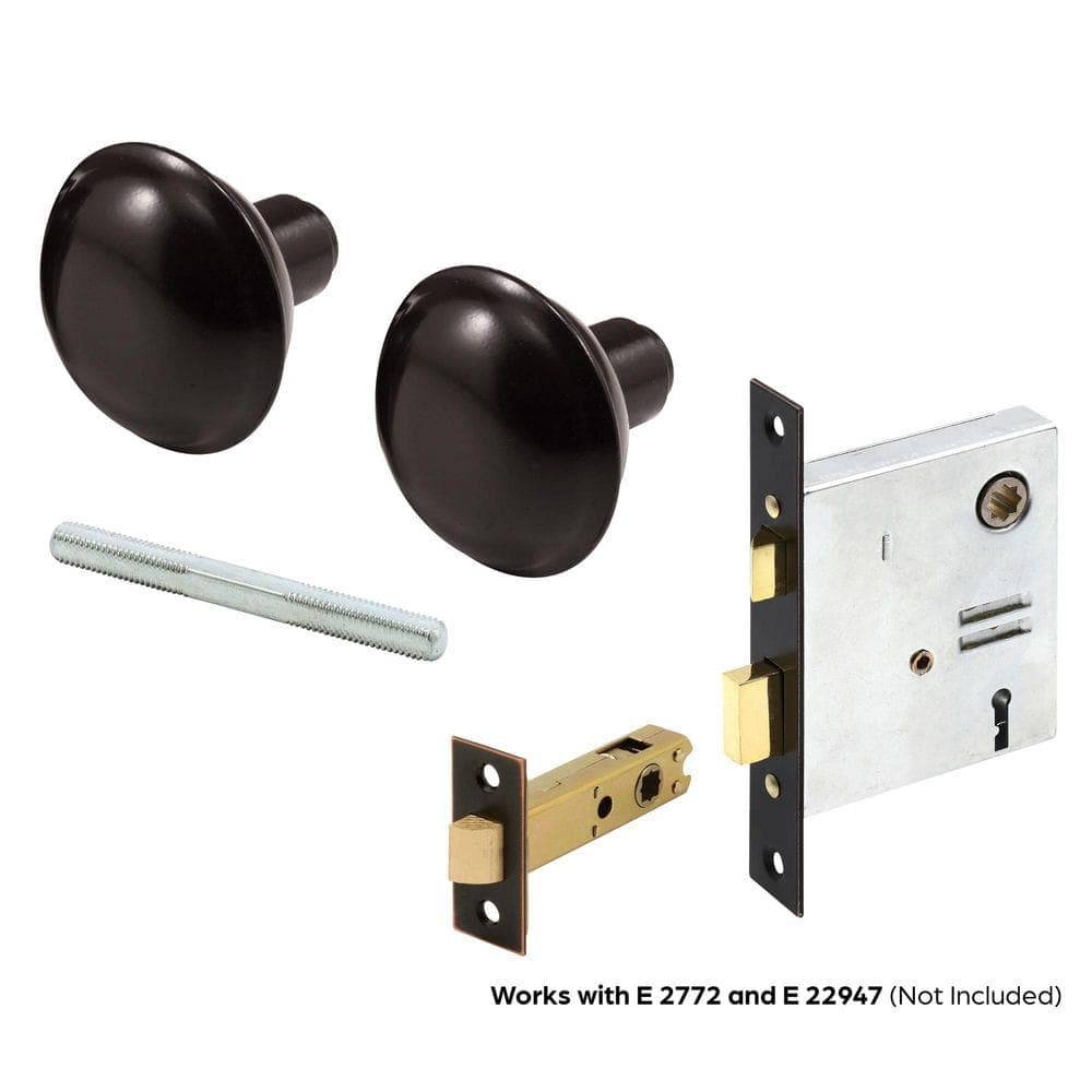 Prime-Line Classic Bronze Plated Spindle Knob Set (3)