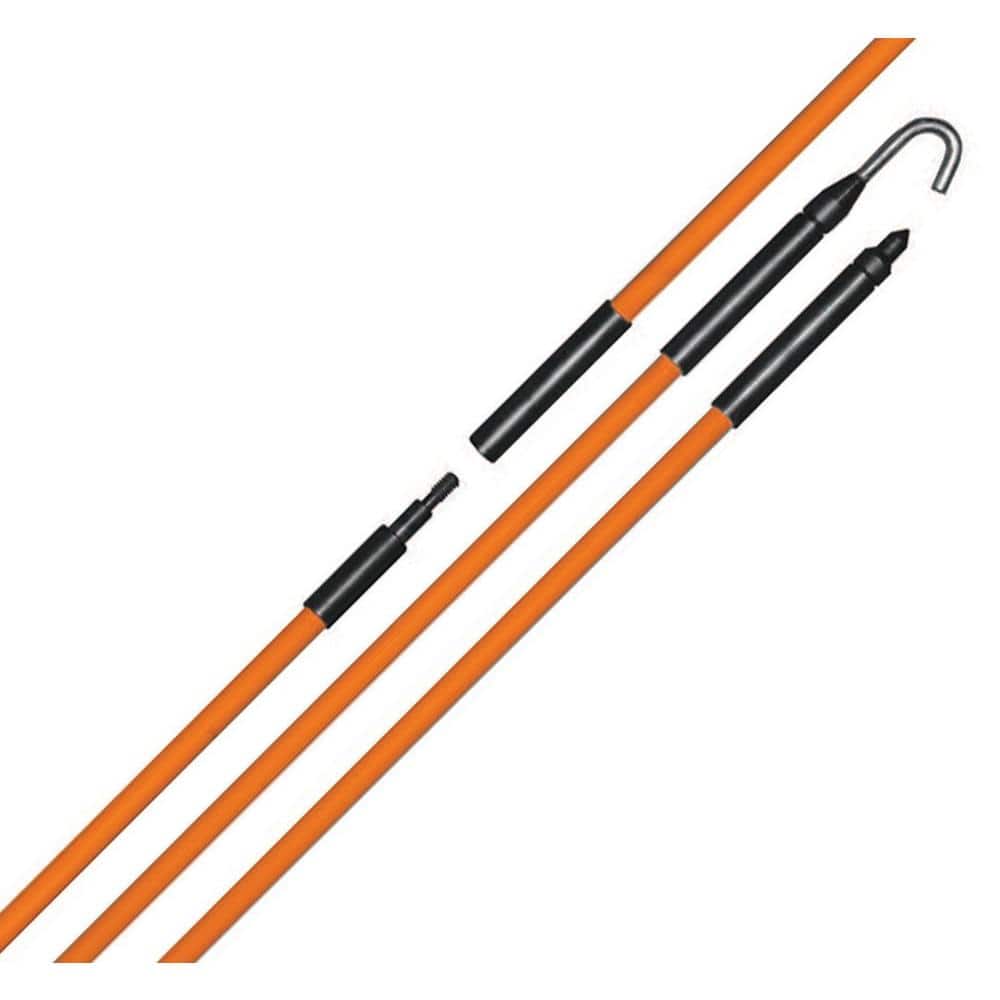 Eagle Tool US 1/4 in. x 16 ft. Fiberglass Fish Rod Kit