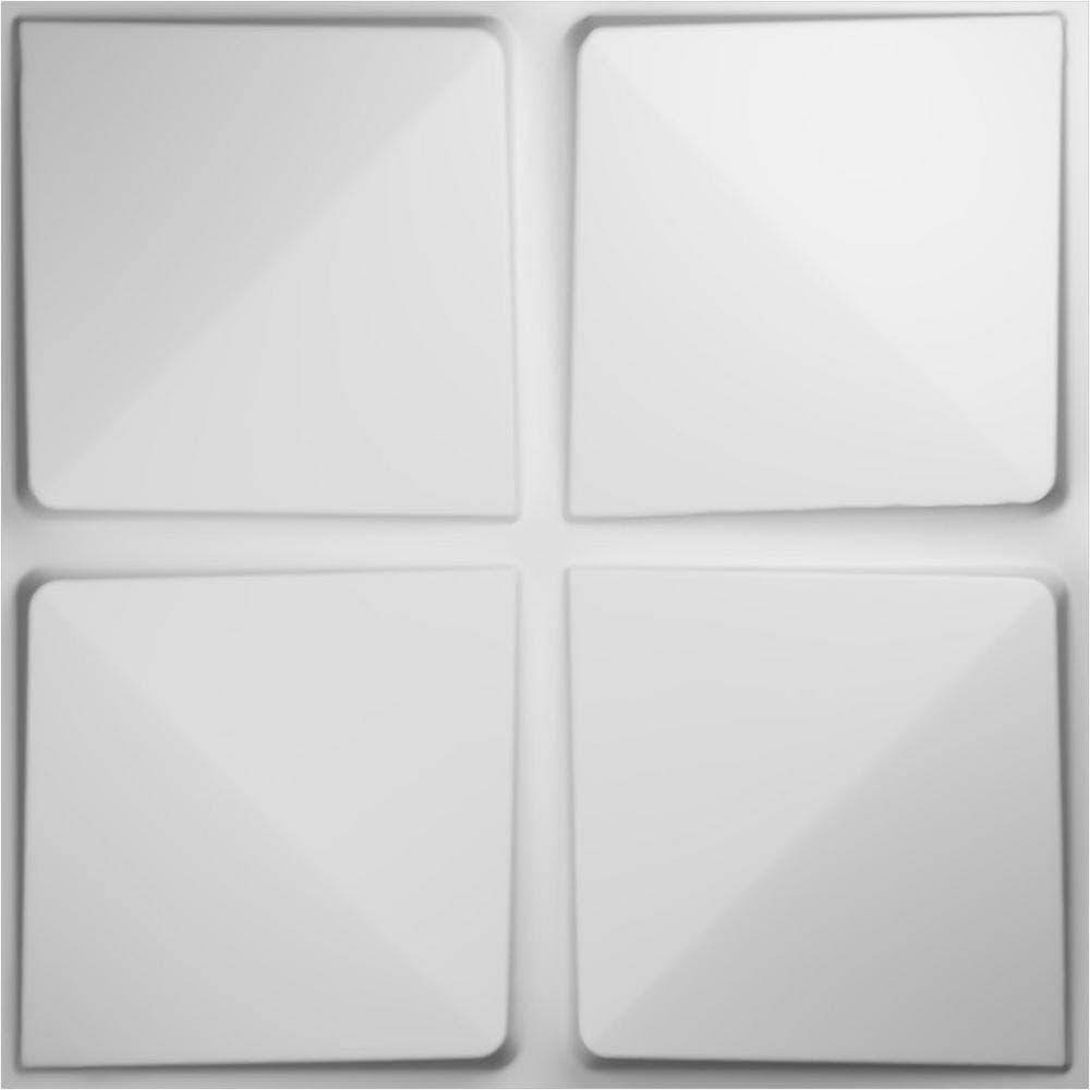 Ekena Millwork 19 5/8"W x 19 5/8"H Edinburgh EnduraWall Decorative 3D Wall Panel Covers Sq. for Sq. Ft.) (1)