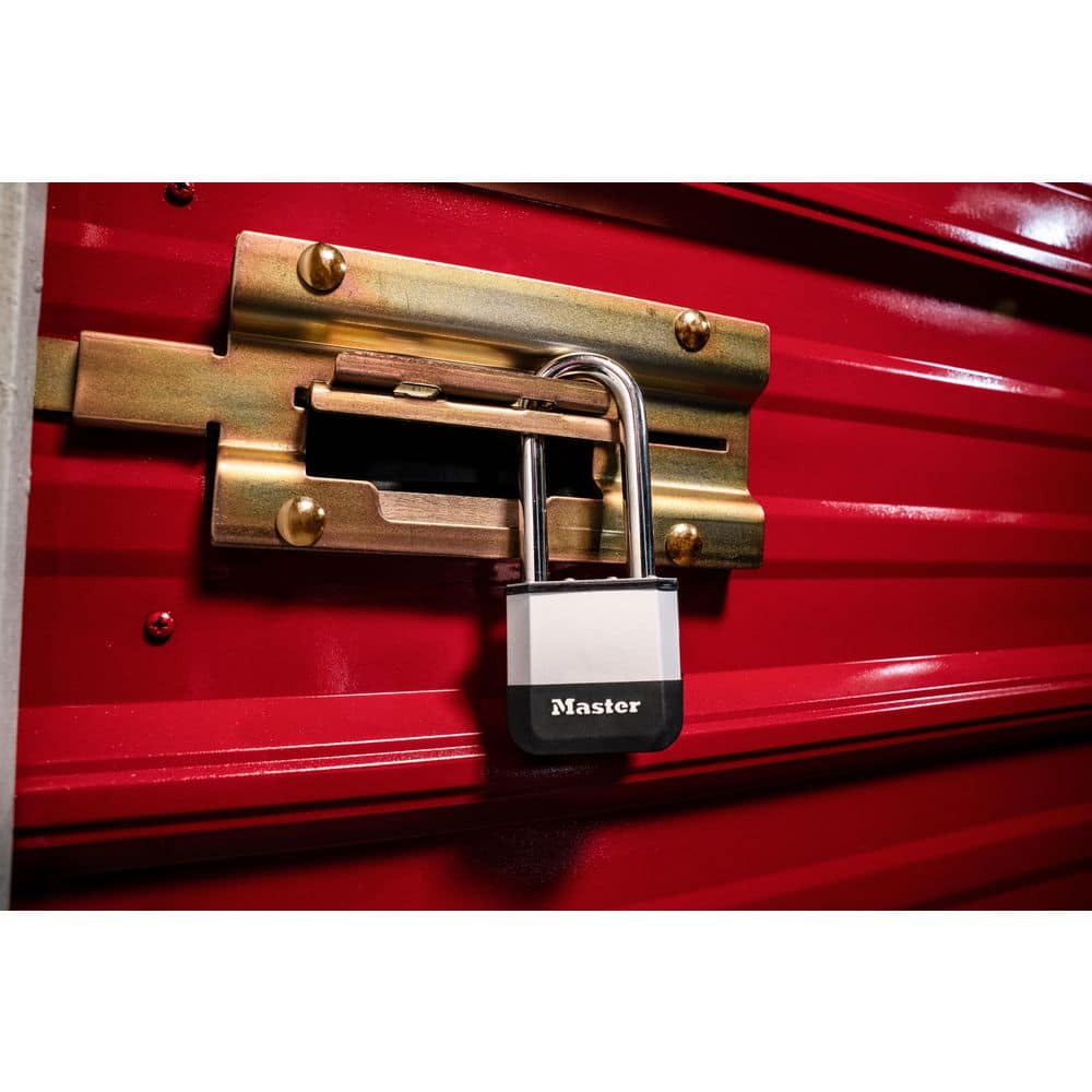 Master Lock Elite Heavy Duty Lock with Hardened Boron Steel Shackle, 2-5/8 in. wide, 2-½ in. Shackle; Two-Pack (4)