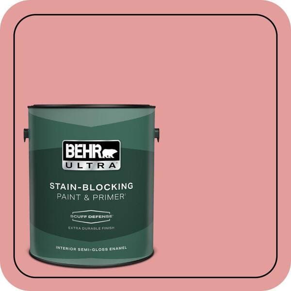 BEHR PREMIUM PLUS #150D-4 Pale Berry Enamel Low Odor & Primer (3)