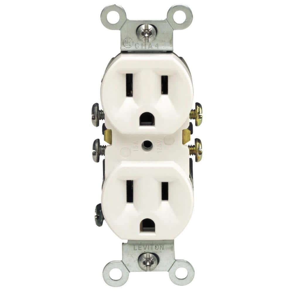 Leviton Amp 125 V Duplex Outlet/Receptacle