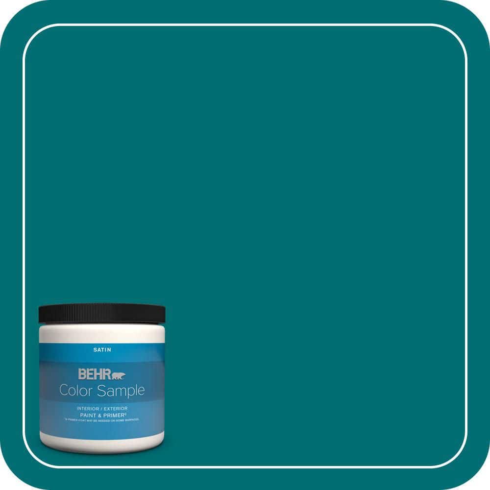 BEHR PREMIUM PLUS #MQ6-35 Teal Motif Flat & Primer (1)